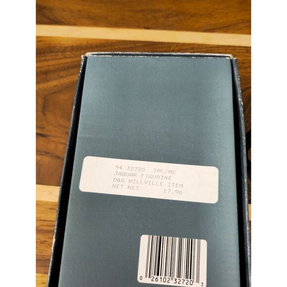 Crystal Jaguar Figurine By J.G. Durand France In Gift Box 7" Long - Picture 3 of 9